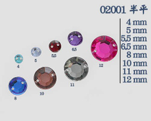 半平压克力钻, 压克力饰品